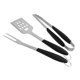 Set 3 ustensiles inox plancha - le marquier