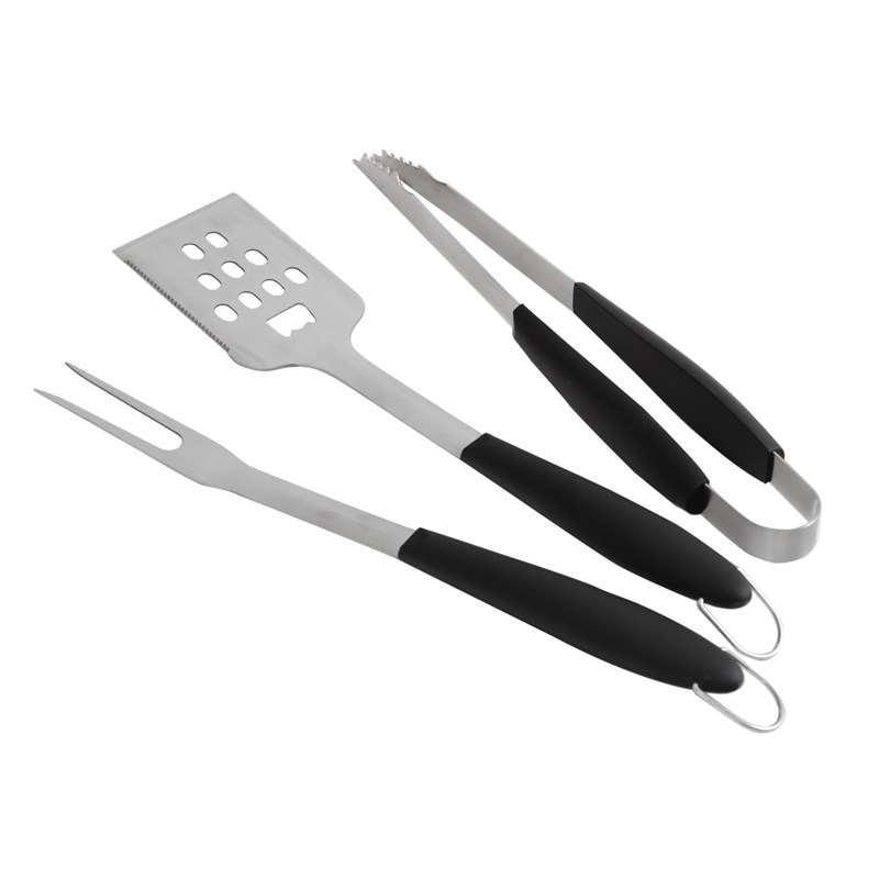 Set 3 ustensiles inox plancha - le marquier