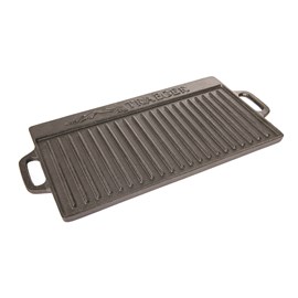 Plaque plancha réversible en fonte pour barbecue - traeger