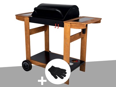 Barbecue à charbon indiana + gant - somagic