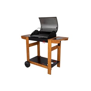 Barbecue à charbon indiana sur chariot - somagic