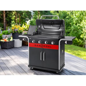 Barbecue à gaz et à charbon gas2coal 2.0 4b - char-broil