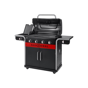 Barbecue à gaz et à charbon gas2coal 2.0 4b + housse de protection - char-broil
