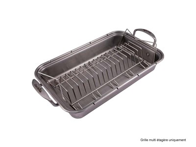 Grille multi-étagère en inox grill+® - char-broil