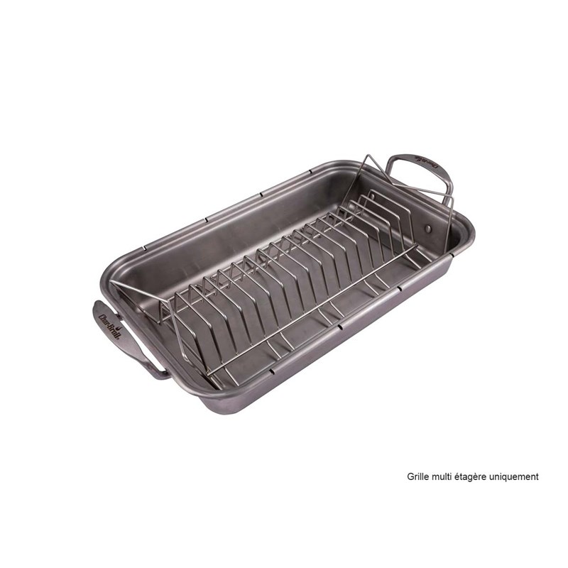 Grille multi-étagère en inox grill+® - char-broil