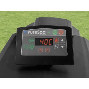 Kit spa gonflable intex purespa ardoise carré bulles 6 places + kit d'entretien