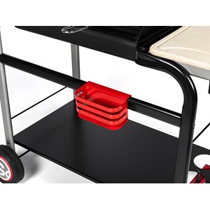 Barbecue à charbon vulcano 2600 + malette 8 ustensiles - somagic