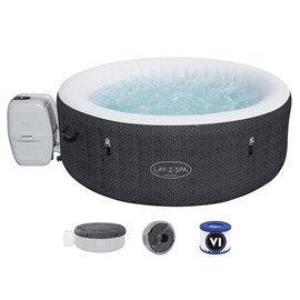 Spa gonflable lay-z-spa havana rond airjet 2&nbsp;4 places - bestway