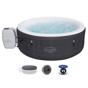 Spa gonflable lay-z-spa havana rond airjet 2&nbsp;4 places - bestway