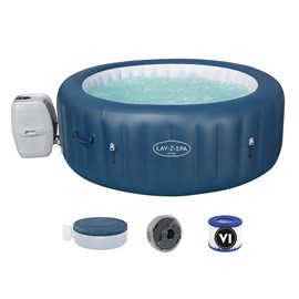 Spa gonflable lay-z-spa milan rond airjet plus 4&nbsp;6 places - bestway
