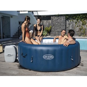 Spa gonflable lay-z-spa milan rond airjet plus 4&nbsp;6 places - bestway