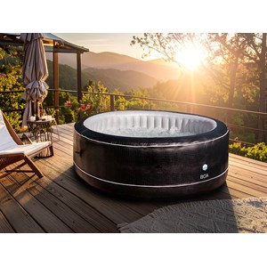 Spa gonflable netspa boa rond bulles 5-6 places + 3 cartouches de filtration