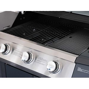 Barbecue à gaz soleto 3 brûleurs + 1 brûleur latéral - jardideco