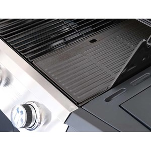 Barbecue à gaz soleto 3 brûleurs + 1 brûleur latéral - jardideco