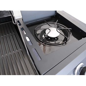 Barbecue à gaz soleto 3 brûleurs + 1 brûleur latéral - jardideco