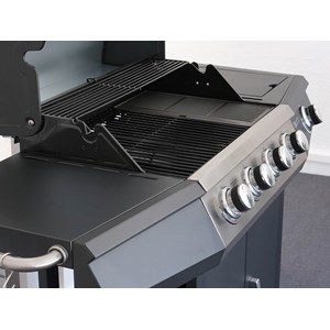 Barbecue à gaz piretto 4 brûleurs + 1 brûleur latéral - jardideco