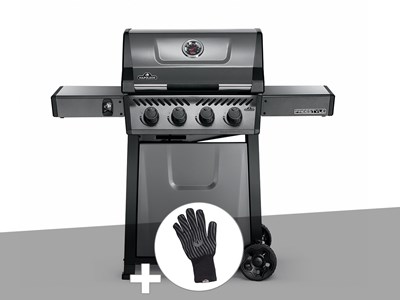 Barbecue à gaz freestyle f425 + gant - napoleon