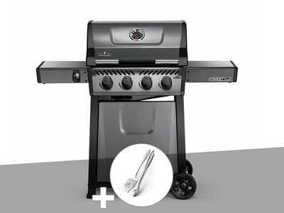 Barbecue à gaz freestyle f425 + ensemble 2 ustensiles - napoleon