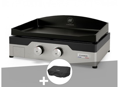 Plancha gaz signature allure 260 duo + housse de protection - le marquier