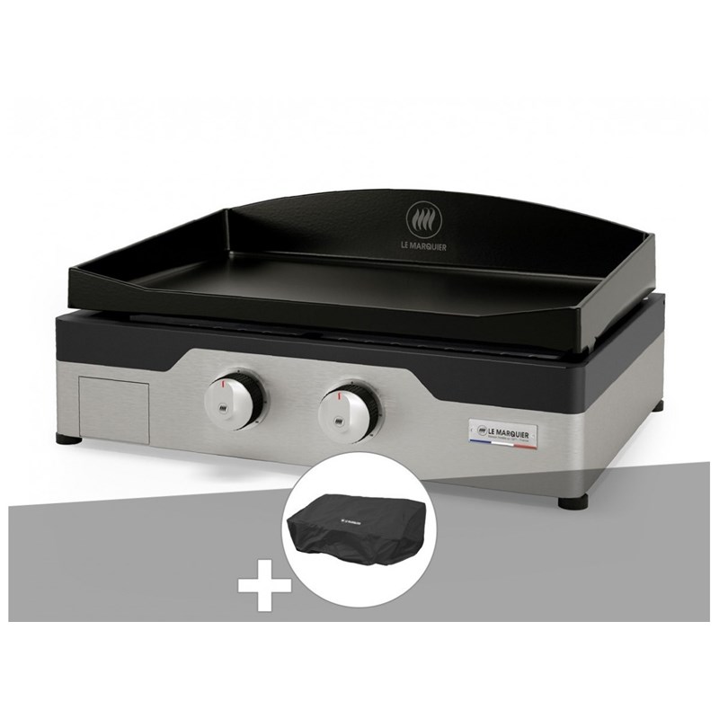 Le Marquier - Plancha gaz signature allure 260 duo + housse de protection - le marquier