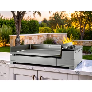 Plancha à gaz premium 60 en inox - forge adour