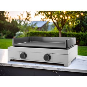 Plancha à gaz modern 60 en inox - forge adour