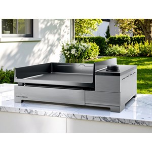 Plancha électrique premium 45 en inox - forge adour
