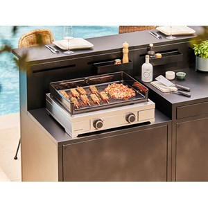 Plancha électrique modern 60 en inox - forge adour