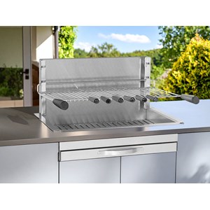Barbecue charbon encastrable et à poser 961.66 - forge adour