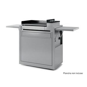 Chariot en inox premium fermé 60 - forge adour