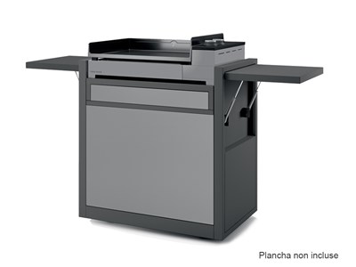 Chariot en acier fermé noir et gris clair premium 60 - forge adour