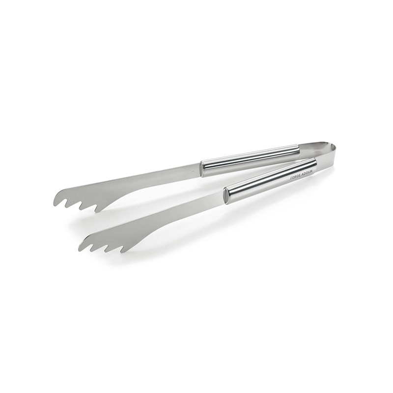 Pince inox courte pour plancha - forge adour