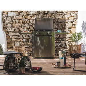 Chariot en inox modern fermé 60 - forge adour