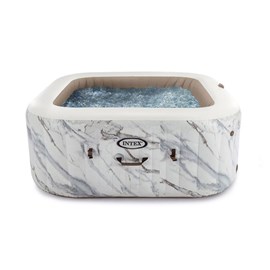 Spa gonflable purespa calacatta carré bulles 4 places - intex