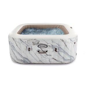 Spa gonflable purespa calacatta carré bulles 4 places - intex
