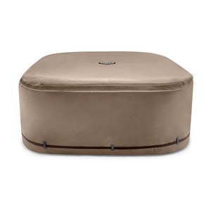 Kit spa gonflable intex purespa calacatta carré bulles 4 places + 6 filtres