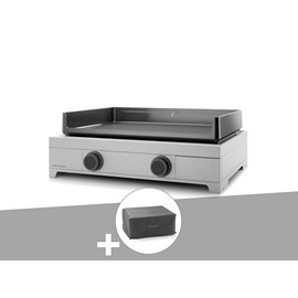 Plancha gaz modern 60 inox avec housse - forge adour