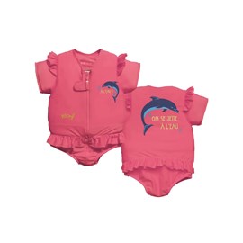 Maillot de bain flottant fille dauphin taille 2 - plouf