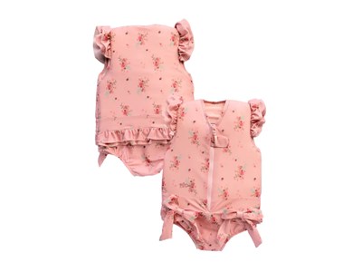 Maillot de bain flottant fille fleurette taille 3 - plouf