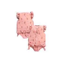 Maillot de bain flottant fille fleurette taille 4 - plouf