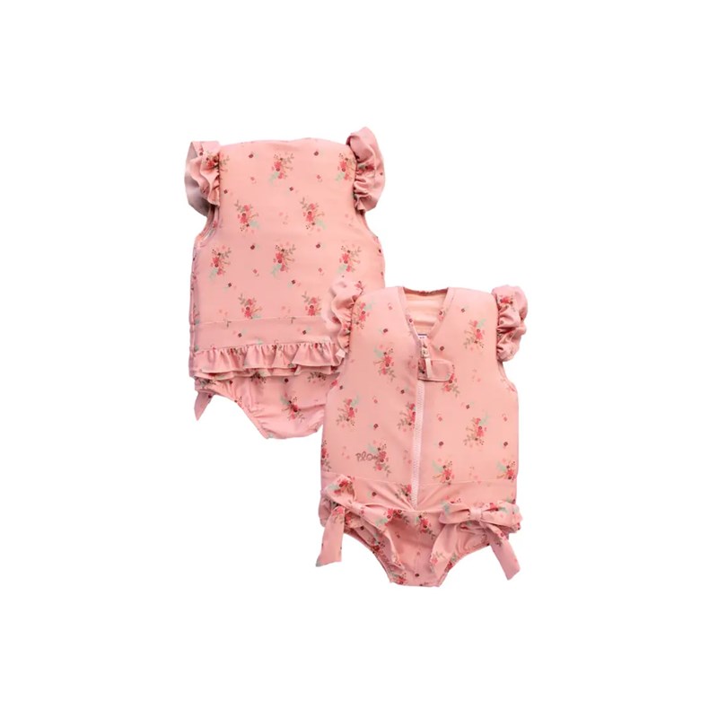 Maillot de bain flottant fille fleurette taille 4 - plouf
