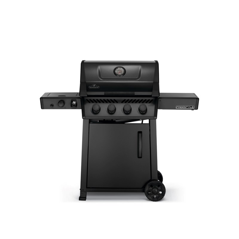 Barbecue à gaz phantom freestyle 425 sib noir mat 4 brûleurs - napoleon