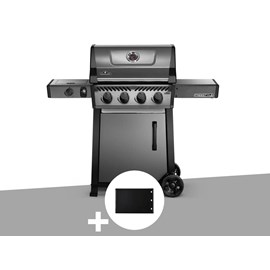Barbecue à gaz freestyle f425sib - 4 brûleurs + sizzle zone + plancha - napoleon