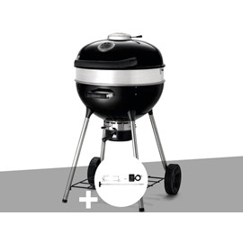 Barbecue à charbon charcoal kettle pro 57 cm + rôtissoire - napoleon