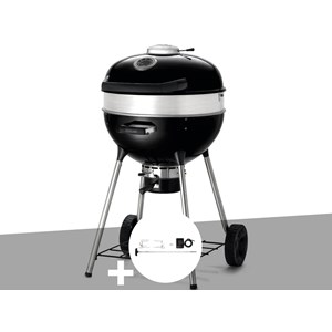Barbecue à charbon charcoal kettle pro 57 cm + rôtissoire - napoleon