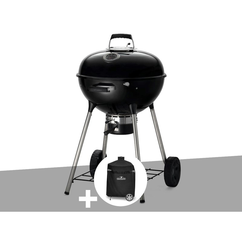 Napoleon - Barbecue à charbon kettle premium 57 cm + housse de protection - napoleon
