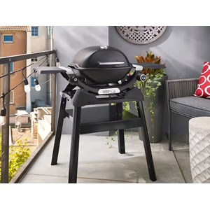Barbecue à gaz q 1200n noir avec pied - weber