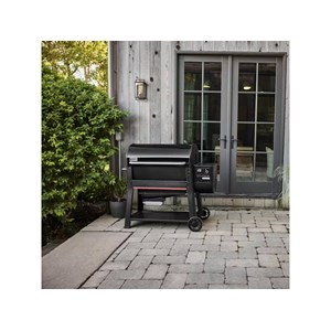 Barbecue à pellets searwood xl 600 + plan de travail + kit de fumage - weber