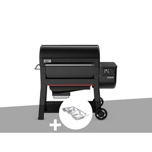 Barbecue à pellets searwood xl 600 + kit de fumage - weber