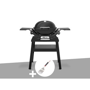 Barbecue à gaz q 1200n noir avec pied + spatule - weber